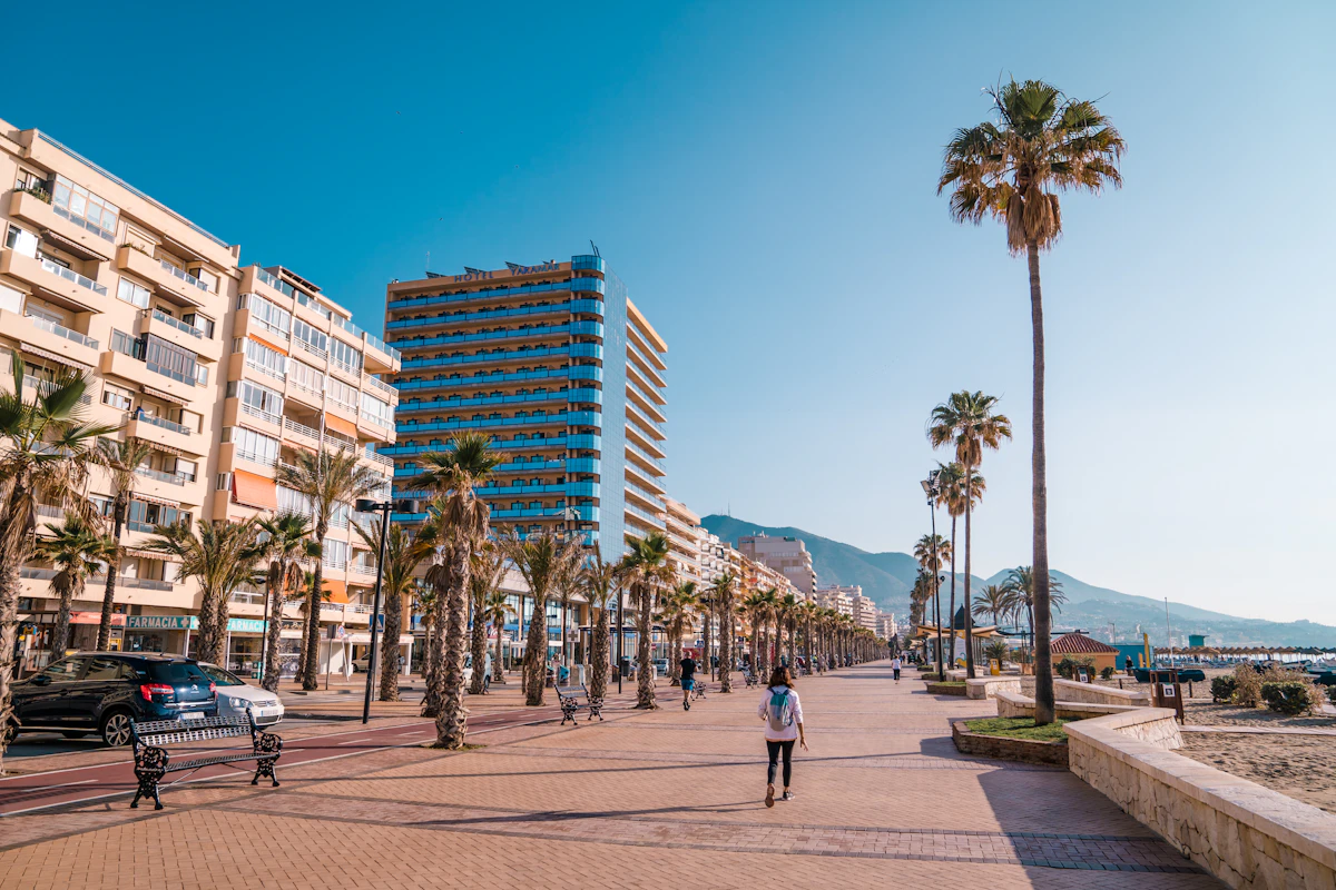 View of Fuengirola, on the Costa del Sol in Málaga province